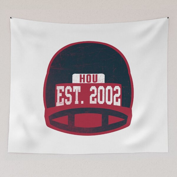 Item preview, Houston Throwback Football Helmet designed and sold by Bo-Bros-Tees.