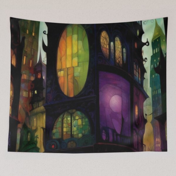 Item preview, Abstract Gothic City designed and sold by TheDarkWardrobe.