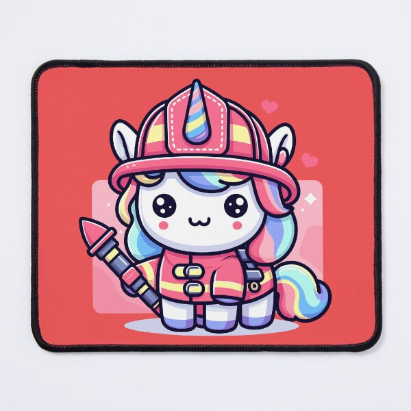 Item preview, Firefighter unicorn designed and sold by Brudy-R.