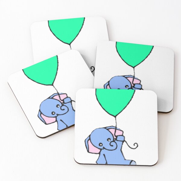 Item preview, Elephant with Balloon designed and sold by Lydia Conder.