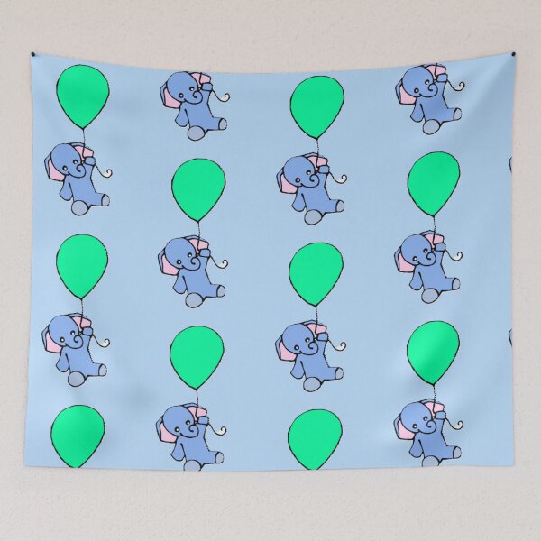 Item preview, Elephant with Balloon designed and sold by Lydia Conder.