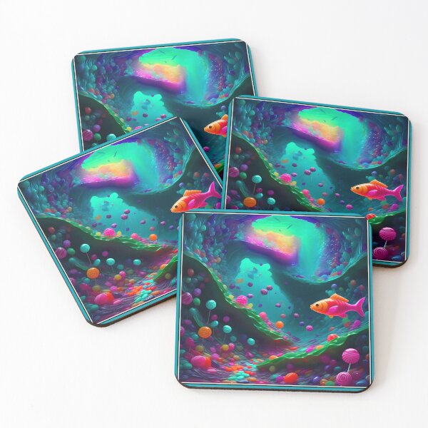 Item preview, Turquoise Sea Candy Wonderland Under the Ocean designed and sold by Beachy.