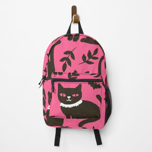 Item preview, Bats and Cats with Collars On Pink designed and sold by KShedenhelm.