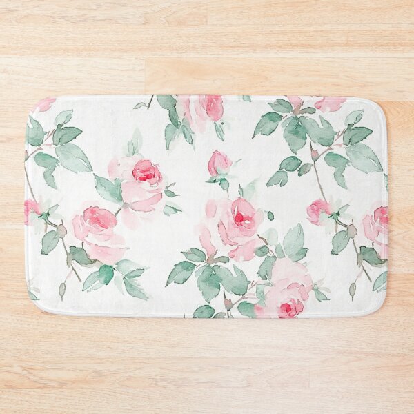 Item preview, Vintage flowers,pink roses,watercolor summer pattern  designed and sold by MariaMarinova.