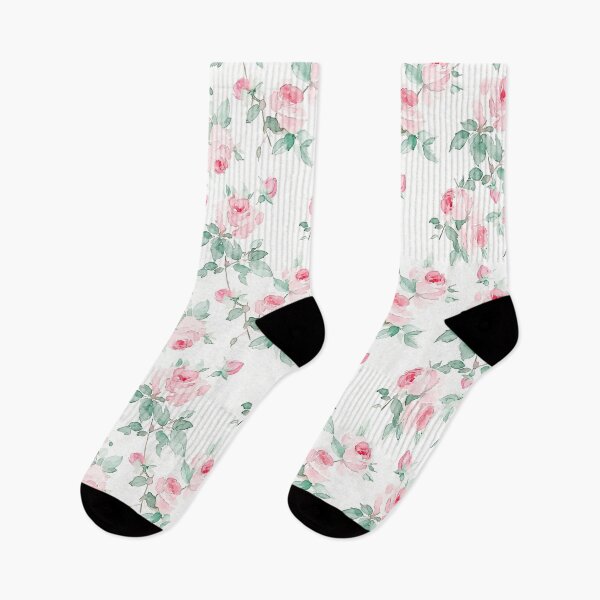 Item preview, Vintage flowers,pink roses,watercolor summer pattern  designed and sold by MariaMarinova.