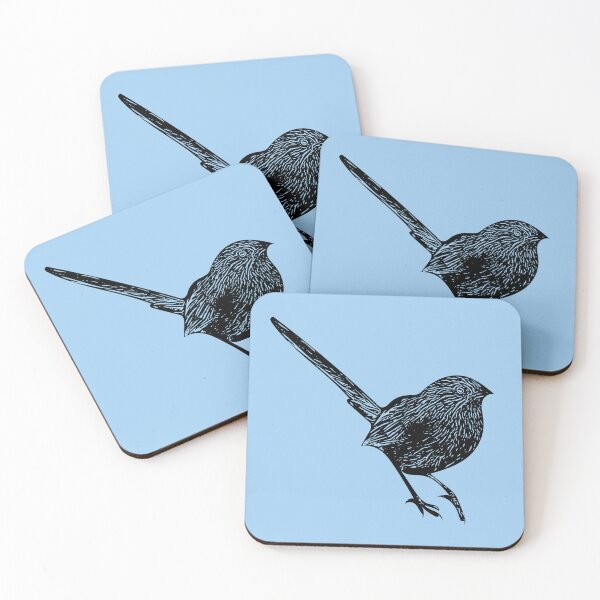 Item preview, Western Grasswren Black Design  designed and sold by designsasstultd.