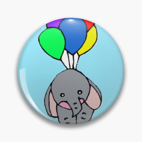 Item preview, Elephant with balloons designed and sold by Lydia Conder.
