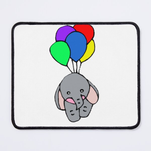 Item preview, Elephant with balloons designed and sold by Lydia Conder.