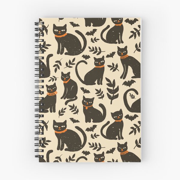 Item preview, Bats and Cats with Orange Collars designed and sold by KShedenhelm.