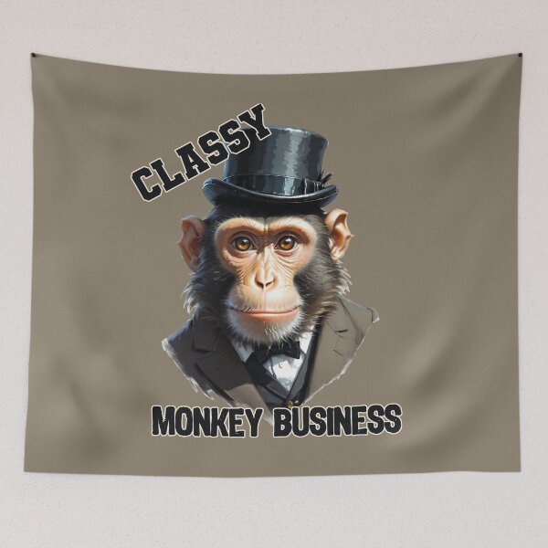 Item preview, Classy Monkey Business designed and sold by Slick-Waffles.