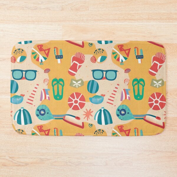 Item preview, Colorful Beach-Themed Pattern designed and sold by DesigntshirtWB.