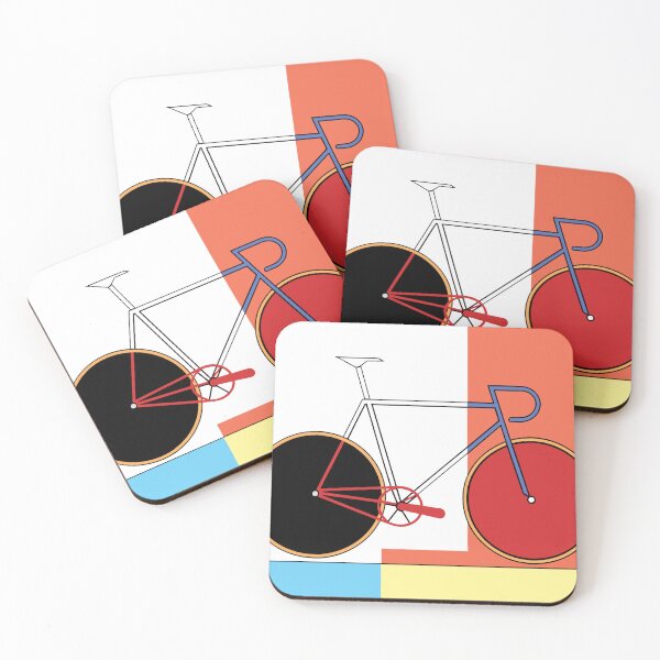 Item preview, Colorful Geometric Bicycle Art designed and sold by FatGiantCat.