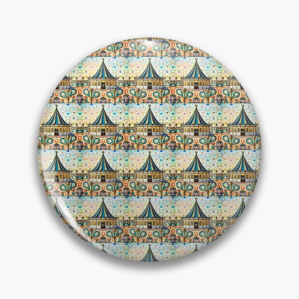 Item preview, Grand Fair Carousel Whimsical Circus Tent Magical Carnival 3X designed and sold by Zeporas Castle.