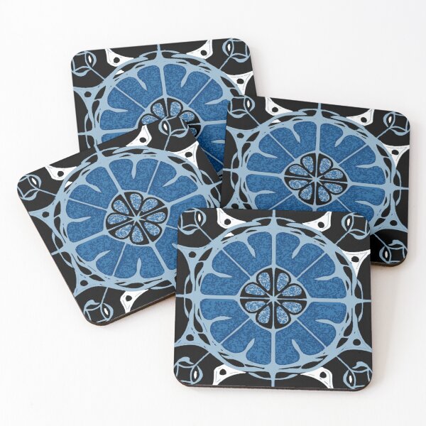 Item preview, Midnight Florals in Sapphire designed and sold by Highlandkings.