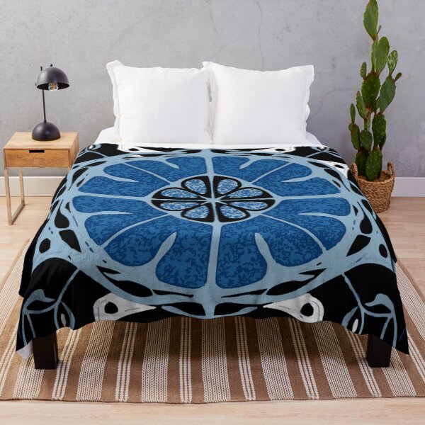 Item preview, Midnight Florals in Sapphire designed and sold by Highlandkings.
