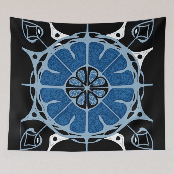 Item preview, Midnight Florals in Sapphire designed and sold by Highlandkings.