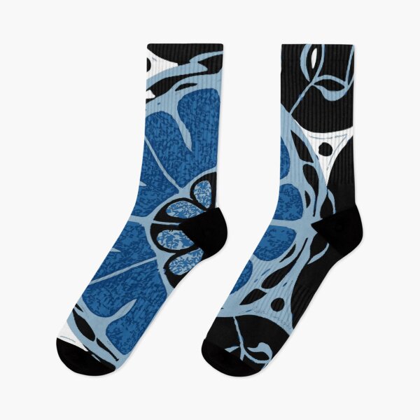 Item preview, Midnight Florals in Sapphire designed and sold by Highlandkings.
