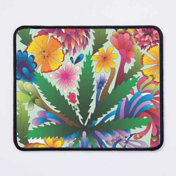 Item preview, Cannabis Leaf and Groovy Flowers designed and sold by GroovyColors.