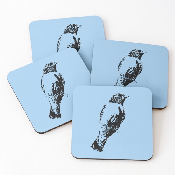 Item preview, White-breasted Woodswallow Black Design  designed and sold by designsasstultd.