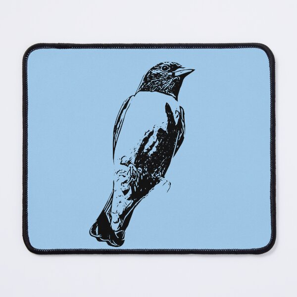 Item preview, White-breasted Woodswallow Black Design designed and sold by designsasstultd.