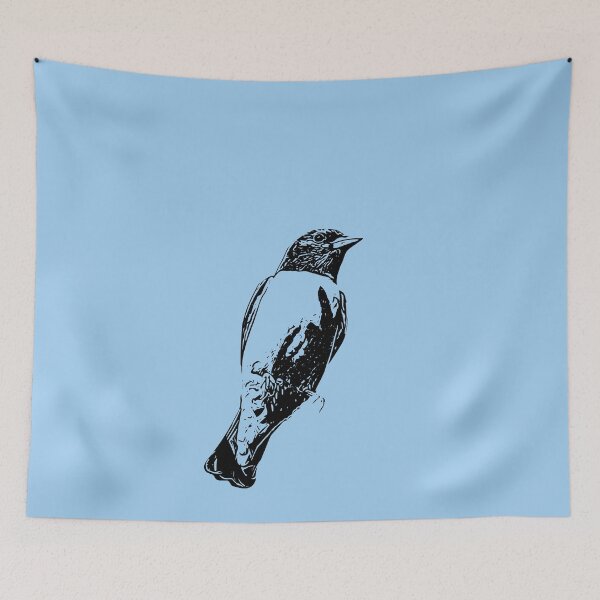 Item preview, White-breasted Woodswallow Black Design  designed and sold by designsasstultd.