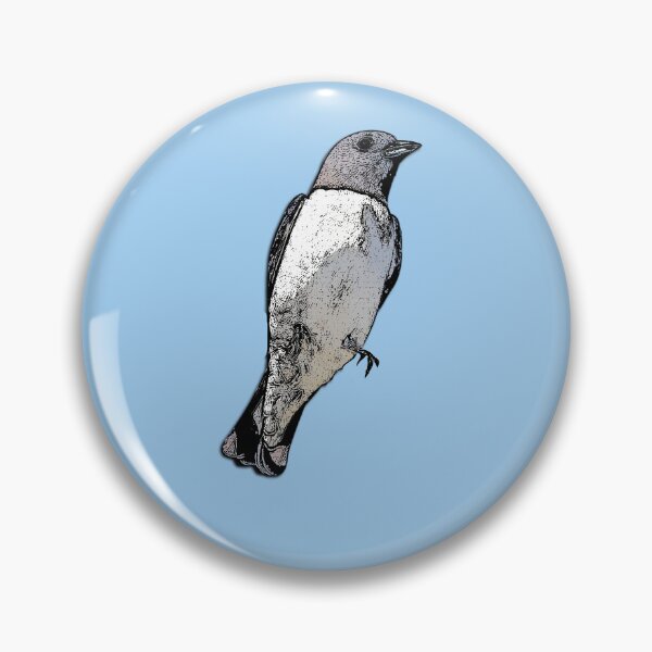 Item preview, White-breasted Woodswallow Black Alternate Design  designed and sold by designsasstultd.