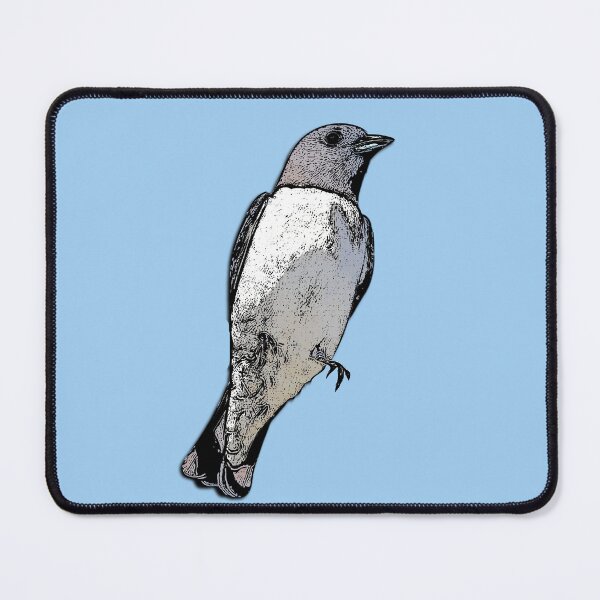 Item preview, White-breasted Woodswallow Black Alternate Design designed and sold by designsasstultd.