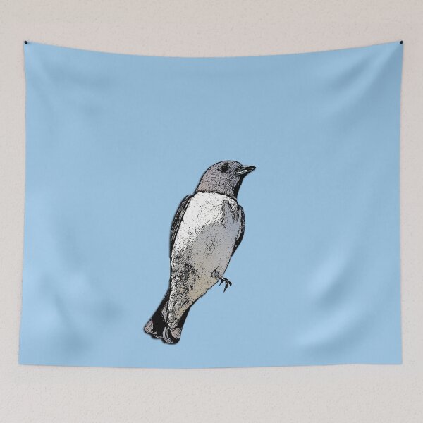 Item preview, White-breasted Woodswallow Black Alternate Design  designed and sold by designsasstultd.