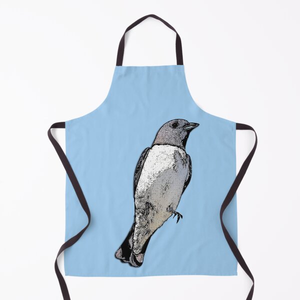 Item preview, White-breasted Woodswallow Black Alternate Design designed and sold by designsasstultd.