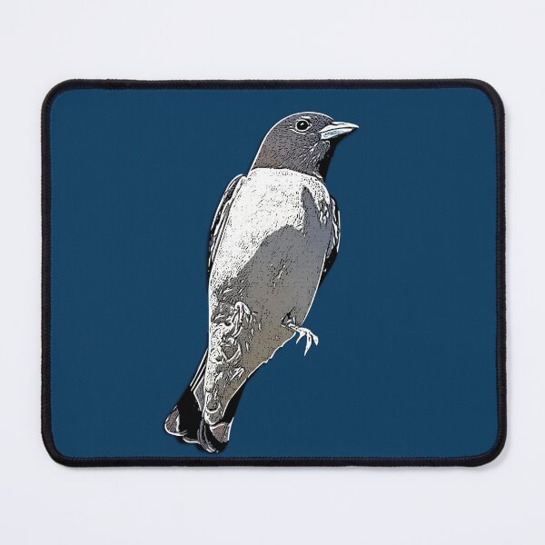 Item preview, White-breasted Woodswallow White Alternate Design designed and sold by designsasstultd.