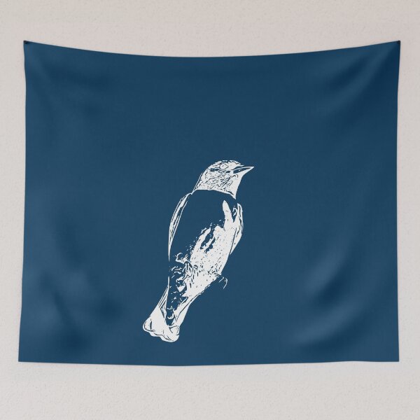 Item preview, White-breasted Woodswallow White Design  designed and sold by designsasstultd.