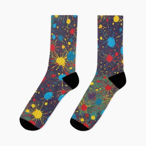 Item preview, Abstract Colorful Paint Ball Splatter Pattern designed and sold by calibrit.