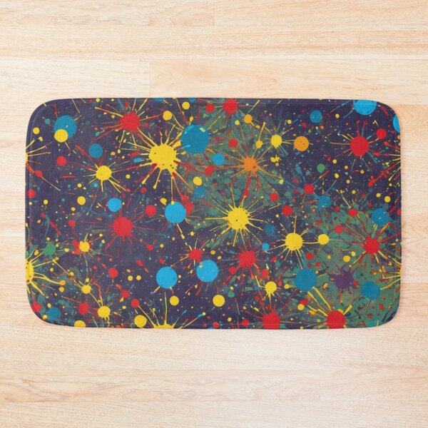Item preview, Abstract Colorful Paint Ball Splatter Pattern designed and sold by calibrit.