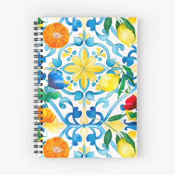 Item preview, Lemon,citrus,summer,majolica,Italian tiles,Mediterranean art designed and sold by MariaMarinova.