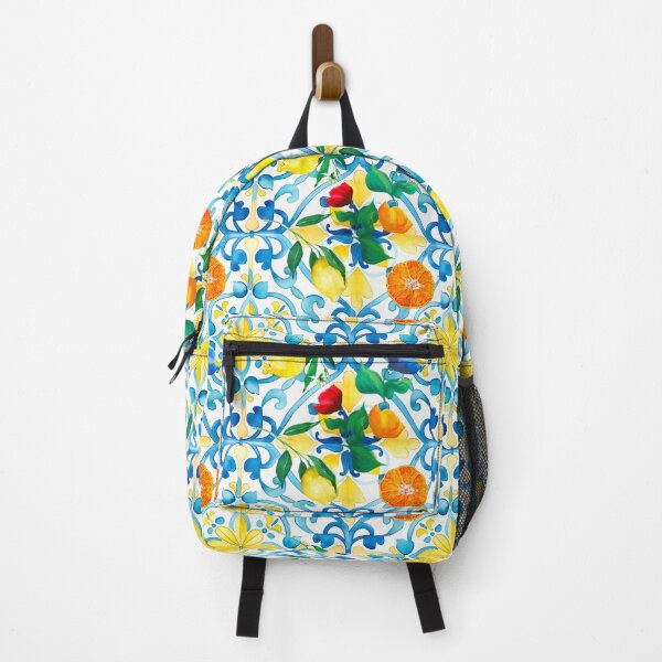 Item preview, Lemon,citrus,summer,majolica,Italian tiles,Mediterranean art designed and sold by MariaMarinova.