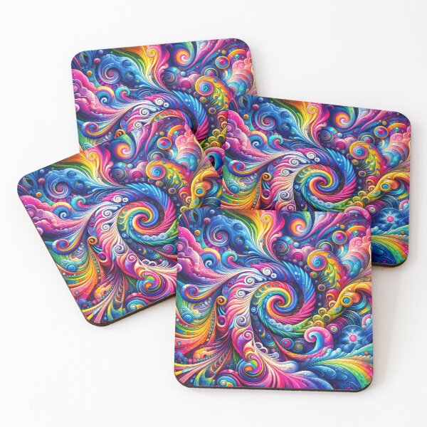 Item preview, Vibrant Abstract Swirl Art designed and sold by Ingridpd.