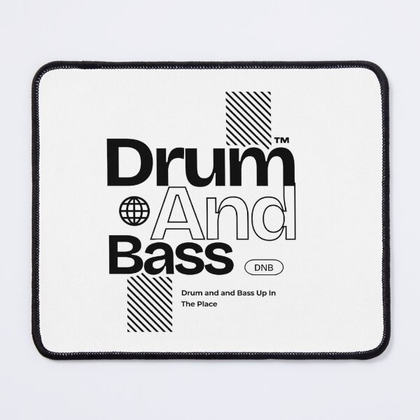 Item preview, DRUM AND BASS - Up in The Place (Black) designed and sold by Discothreadz.