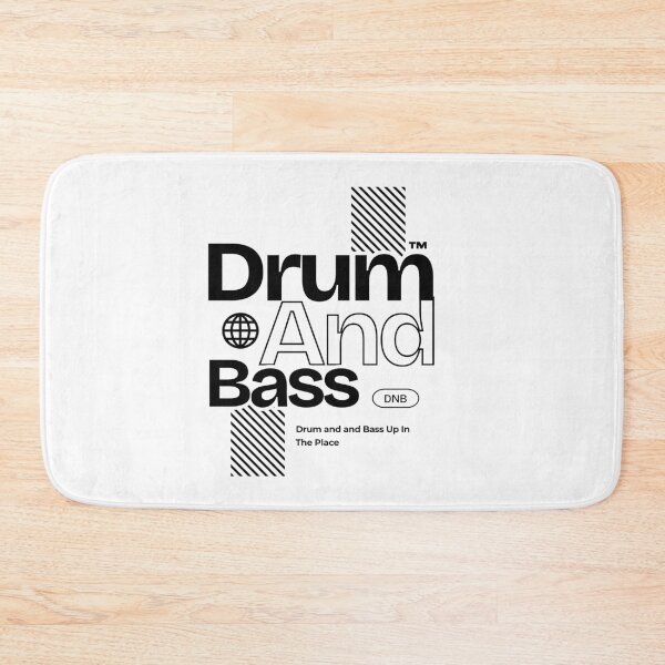 Artikelvorschau, DRUM AND BASS - Up in The Place (Schwarz) entworfen und verkauft von Discothreadz.