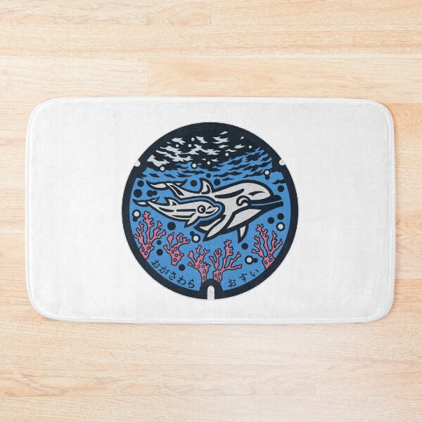 Item preview, Ogasawara Village Manhole Cover Art designed and sold by Musashi1996Art.
