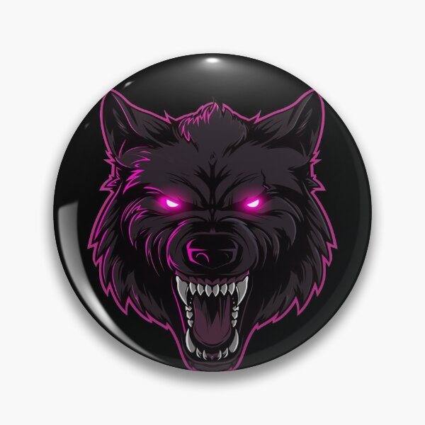 Artikelvorschau, Lila Neonwolf entworfen und verkauft von MythicTales.