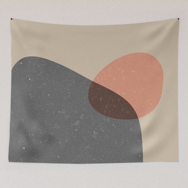 Item preview, Béziama Colorida I - Dove, Slate, Coral designed and sold by Irene Estelle.