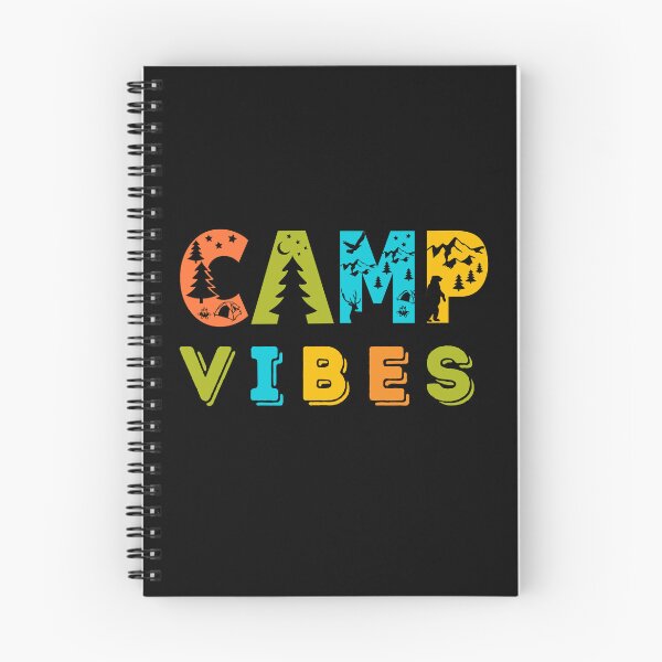 Item preview, Camp Vibes Retro Vintage Colorful Campers Typographic Design designed and sold by Raise2Shine.