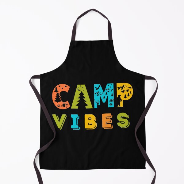 Item preview, Camp Vibes Retro Vintage Colorful Campers Typographic Design designed and sold by Raise2Shine.
