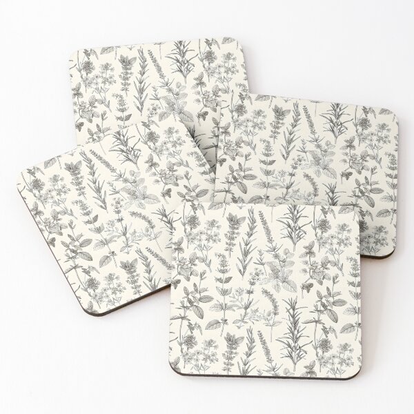 Item preview, Vintage Herb Garden Botanical Pattern designed and sold by VoyteksDesigns.