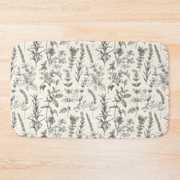 Item preview, Vintage Herb Garden Botanical Pattern designed and sold by VoyteksDesigns.