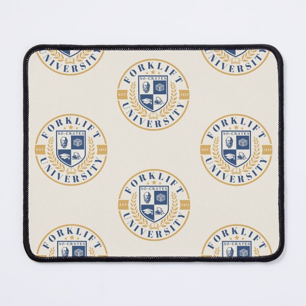 Item preview, FORKLIFT UNIVERSITY (So-crates) - Certified Forklift Driver Operator MEME designed and sold by Any Color Designs.