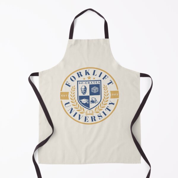 Item preview, FORKLIFT UNIVERSITY (So-crates) - Certified Forklift Driver Operator MEME designed and sold by Any Color Designs.