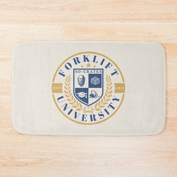 Item preview, FORKLIFT UNIVERSITY (So-crates) - Certified Forklift Driver Operator MEME designed and sold by Any Color Designs.