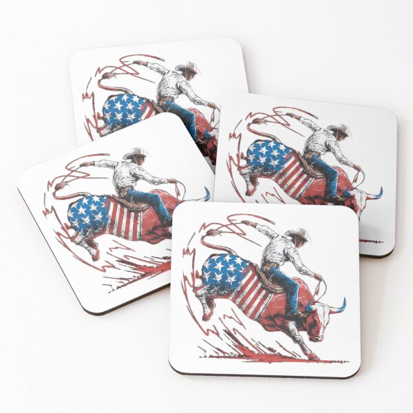 Item preview, Jinete del toro del rodeo americano del graffiti designed and sold by PlanetMarker.