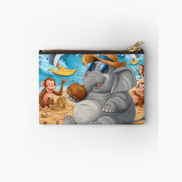 Item preview, King elephant in summer beach  designed and sold by Abuhosam.
